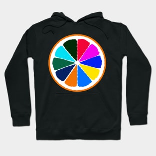 Orange - a really colorful fruit Hoodie